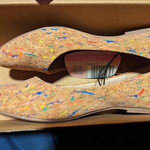 Lilly and Dan girls ponty flats Size 1